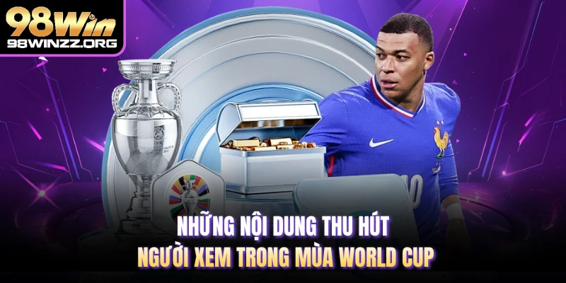 Những nội dung thu hút người xem trong mùa world cup
